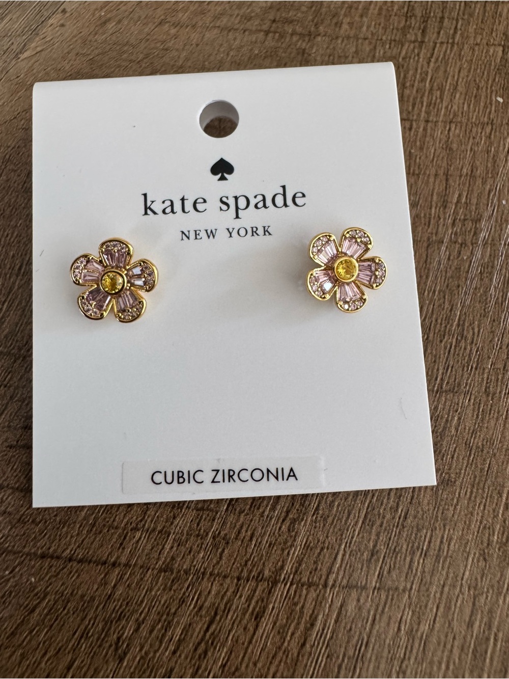Kate Spade New York Fleurette Flower Stud Earrings – Pink Multi & Gold
